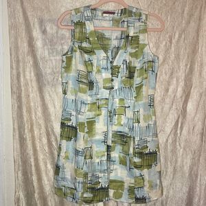 Tapemeasure 100% linen top